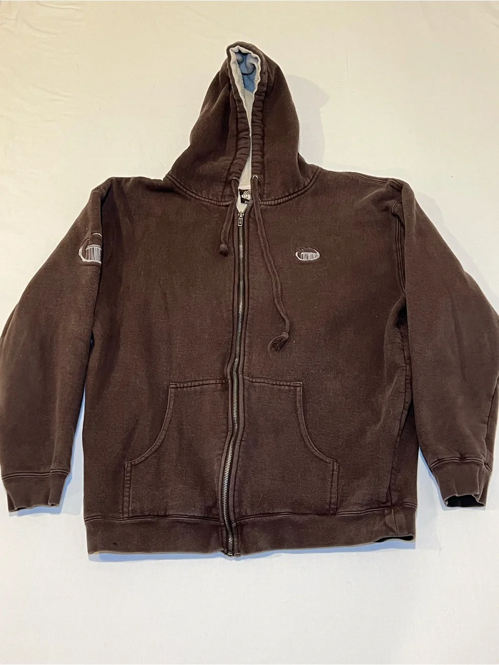 HSS Expedition Series Brown Sherpa Lined Full Zip Hoodie Men’s Medium